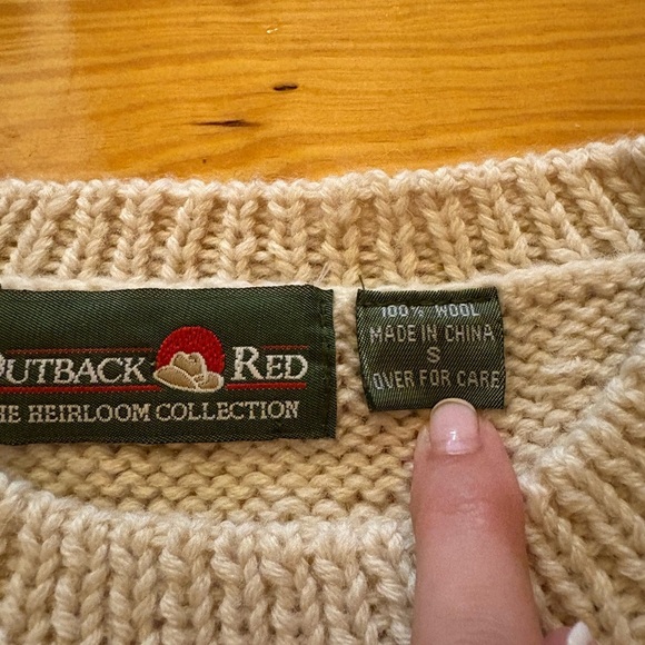 Vintage Wool Deer Patterned Sweater - Picture 5 of 5